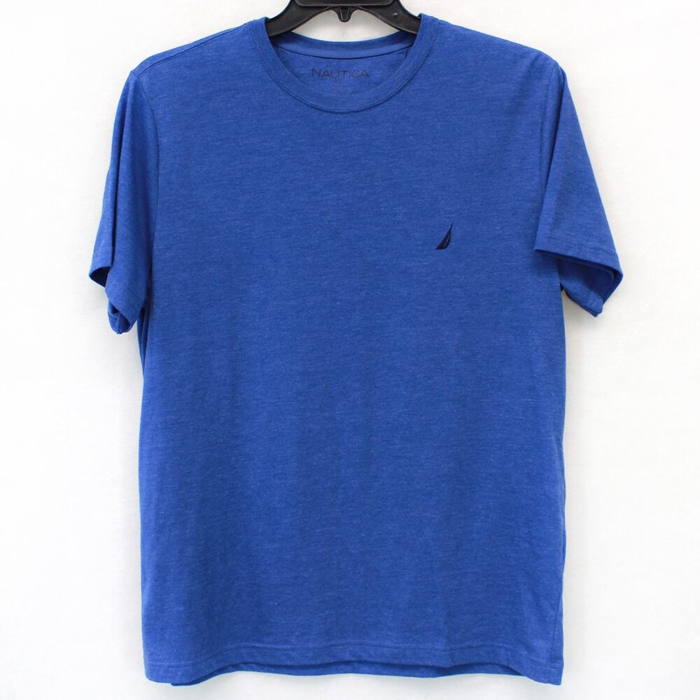 Nautical Sustainably Crafted Blue Men's T-Shirt Activewear Sports Logo NWT Large